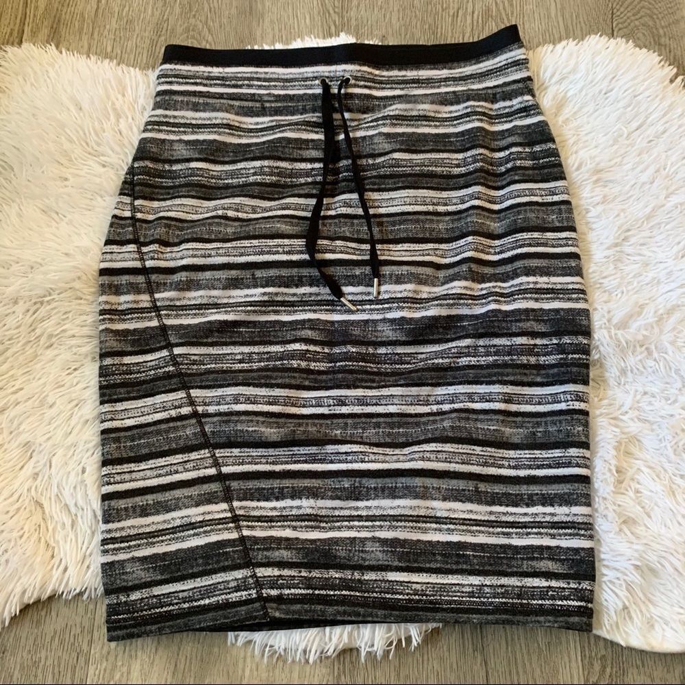 RACHEL Rachel Roy Multi Striped Pencil Skirt